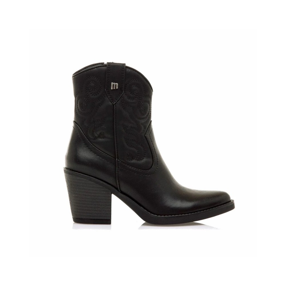 Botines de Tacón Mujer Mustang 59581 Negro