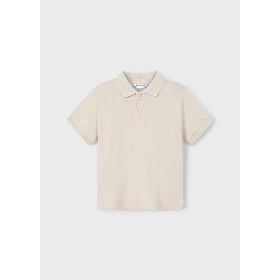 Mayoral - Polo básico de algodón para niño, diseño granito con corte clásico y acabado suave, ideal para uso diario en primavera y verano
