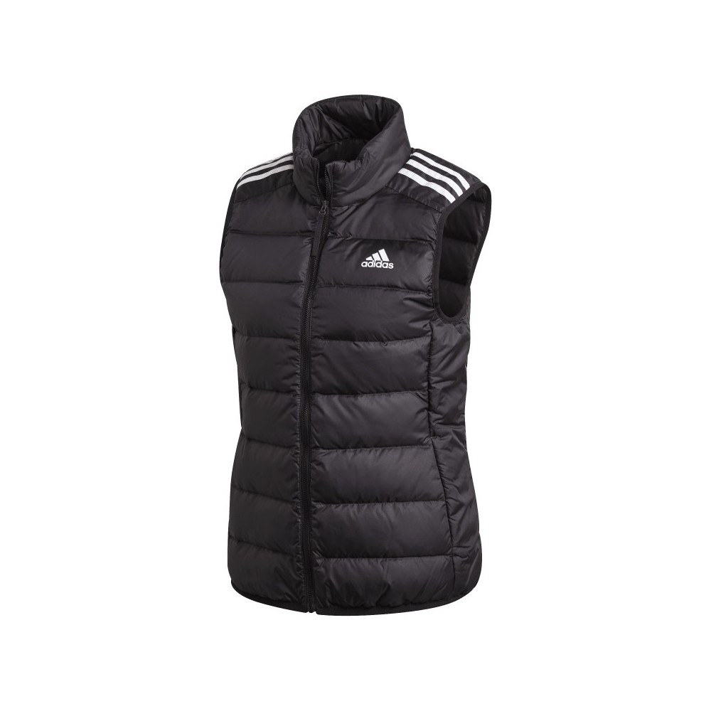 Chaleco Negro Adidas-W ESS DOWN VES CHALECO MUJER GH4586