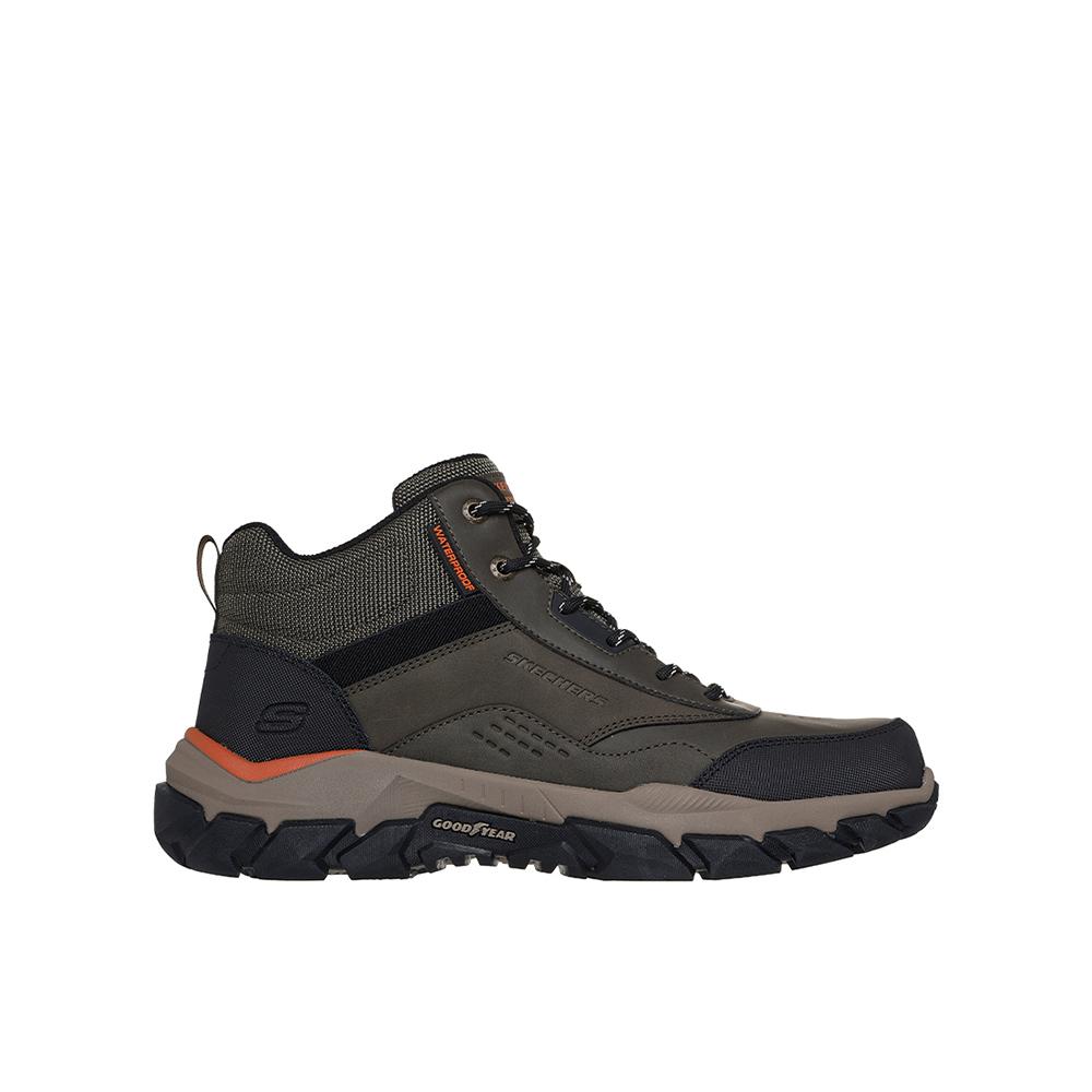Skechers Santoro - Cannon Botines trail para hombre verdes piel y sintético 86891