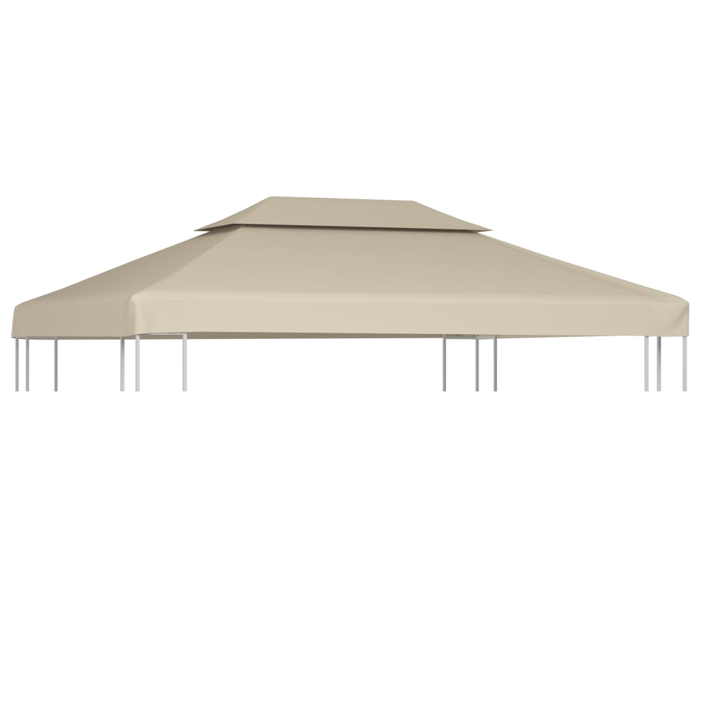 vidaXL Cubierta de Repuesto de Cenador Toldo de Carpa Techo Refugio Jardín Patio 310 g/m² 4x3 m Multicolor