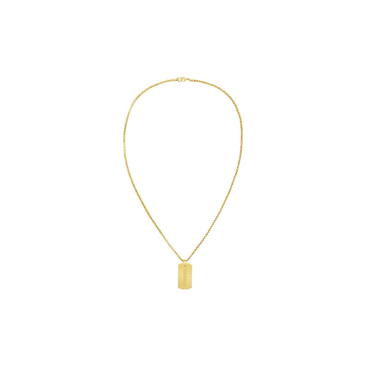 Collar Tommy Hilfiger Hombre Jameson Acero IP Dorado 2790628