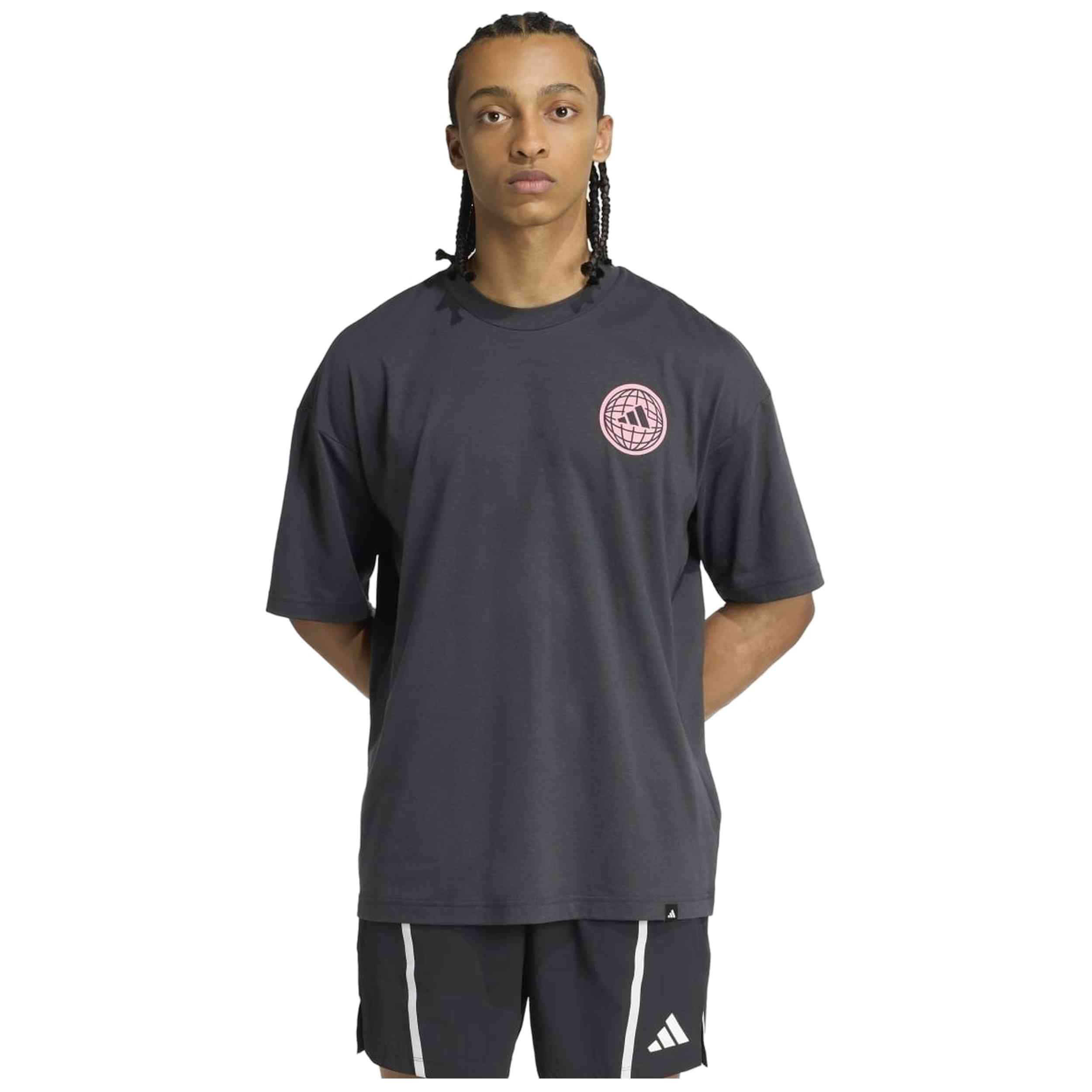 Camiseta De Manga Corta Adidas modelo Power Graphic "Carbon" para Hombre en color Gris