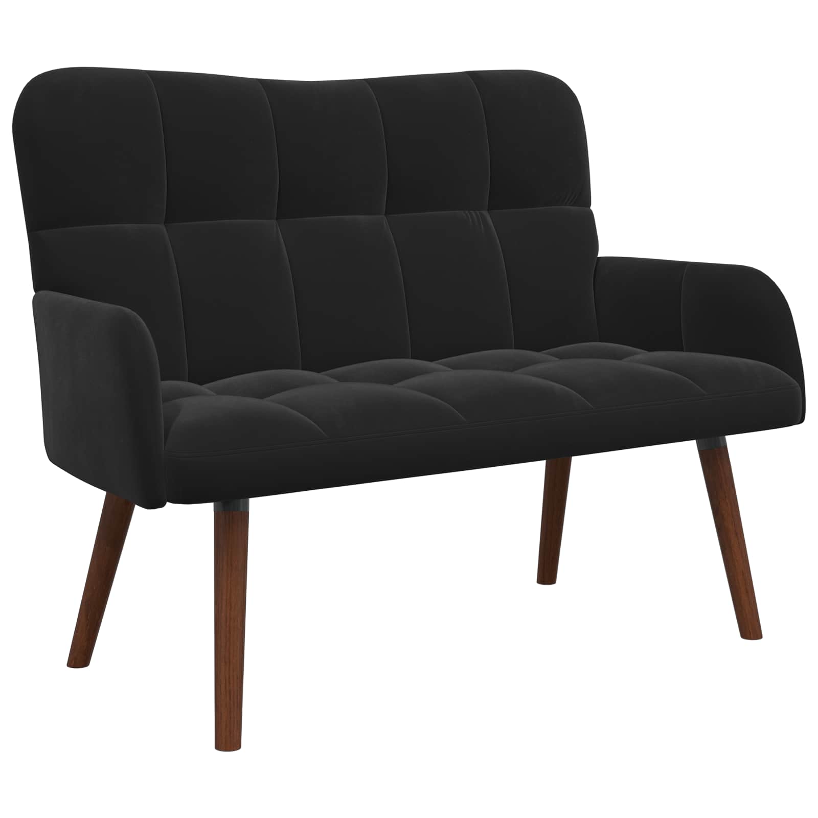 vidaXL Sofá de 2 Plazas  115 x 61 x 87 cm Terciopelo Multicolor