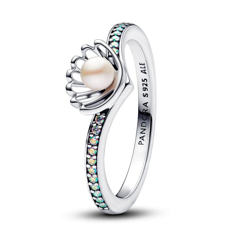 Pandora Anillo Perla Cultivada de Agua Dulce 193654C01 , para Mujer