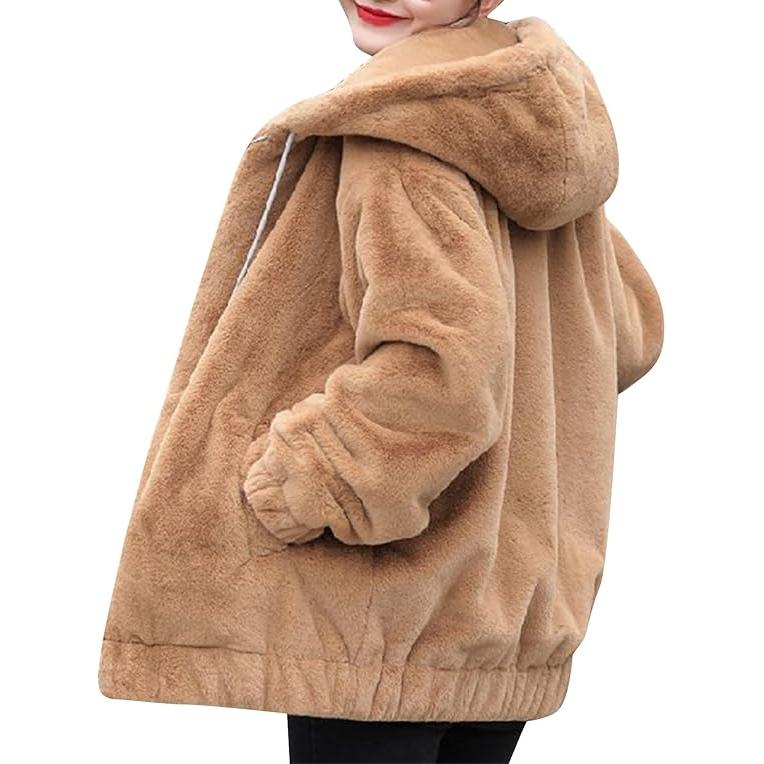 TK Abrigos De Mujer Bolsillos De Invierno Confort Vintage Forro Polar Suéter Navideño Elegante Y Cómoda Sudadera para Mujer Chaqueta Forro Polar para Mujer jersey polar mujer t ropa mujer invierno elegante