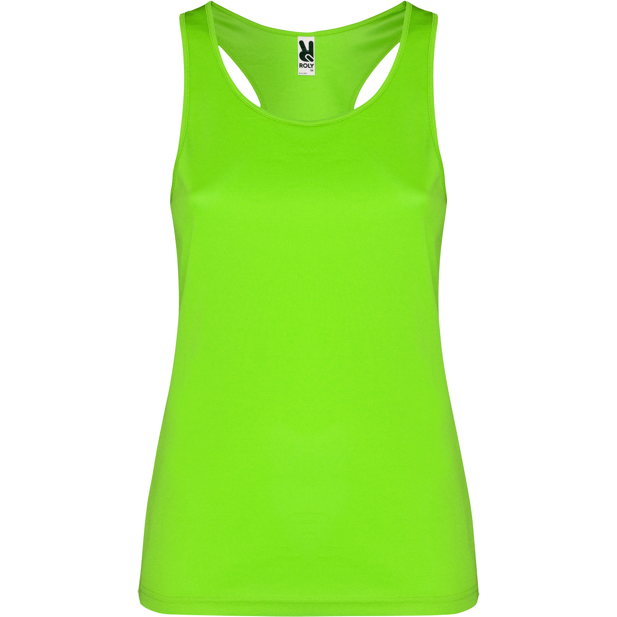 Camiseta técnica de tirantes para mujer Roly - Shura transpirable, entallada, espalda nadadora