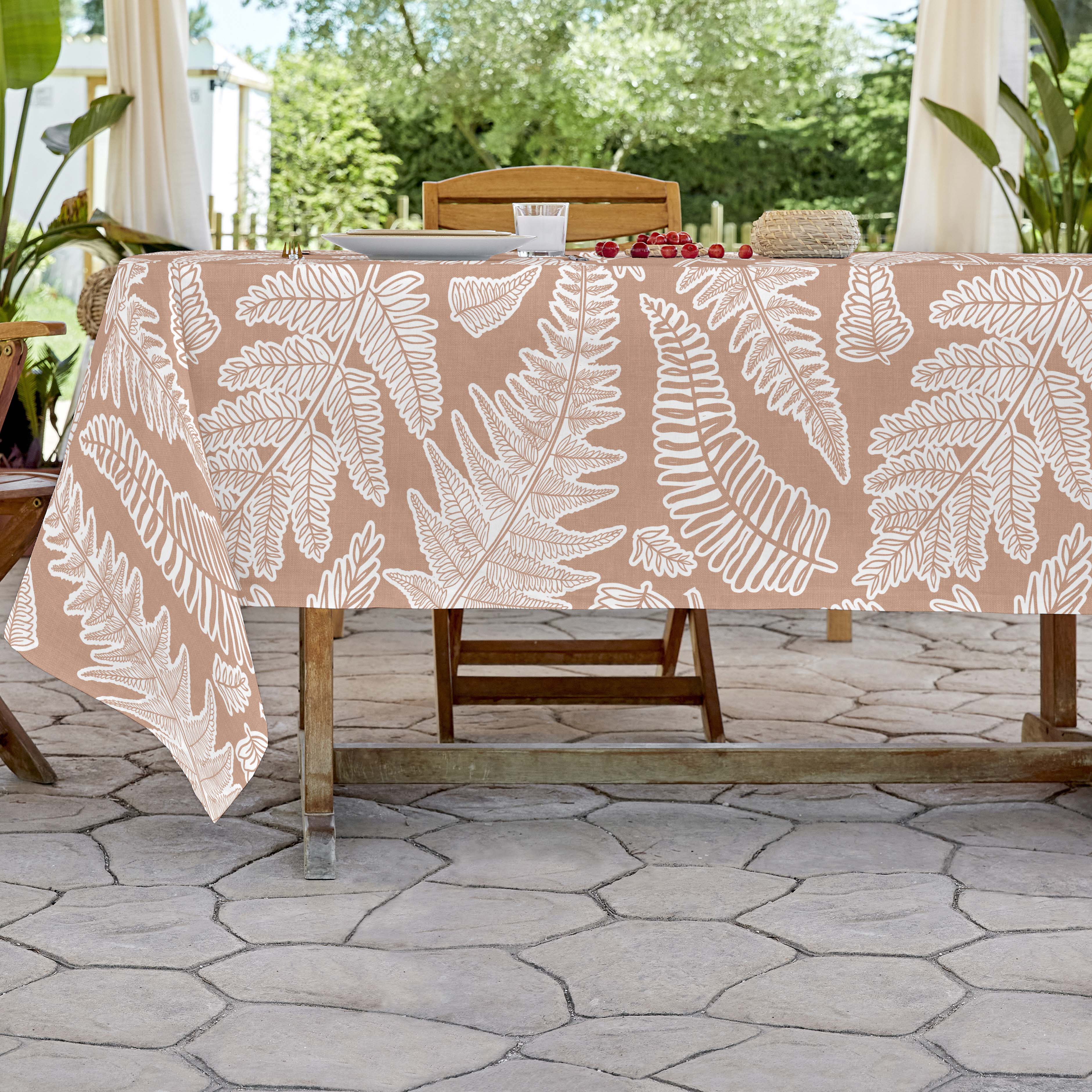 SANDAL - Mantel de Tela Estampado y Antimanchas - Mantel para Interior y Exterior - 7 modelos diferentes - Modelos Florales -140x200 / 140x250