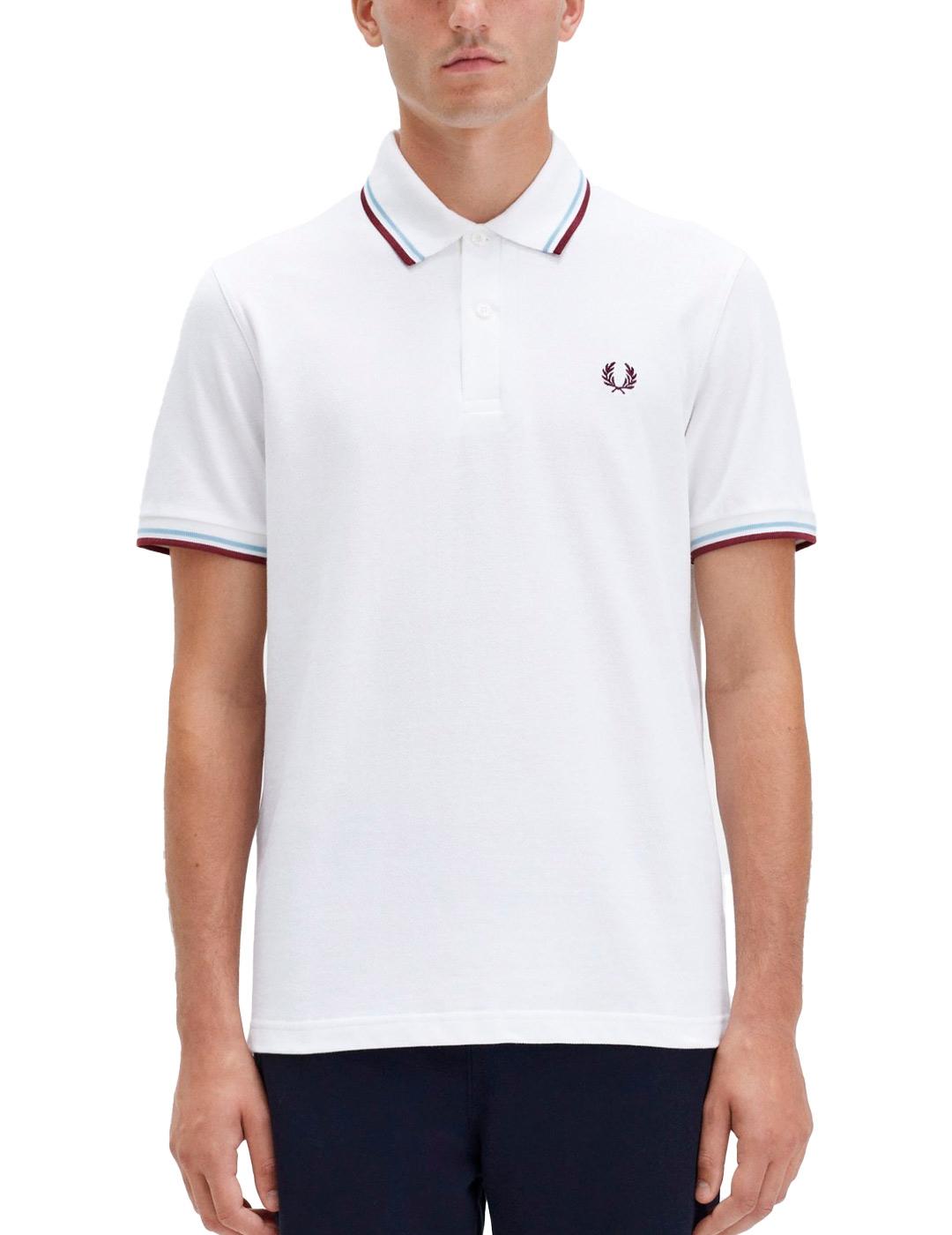 Polo Fred Perry M12 Blanco