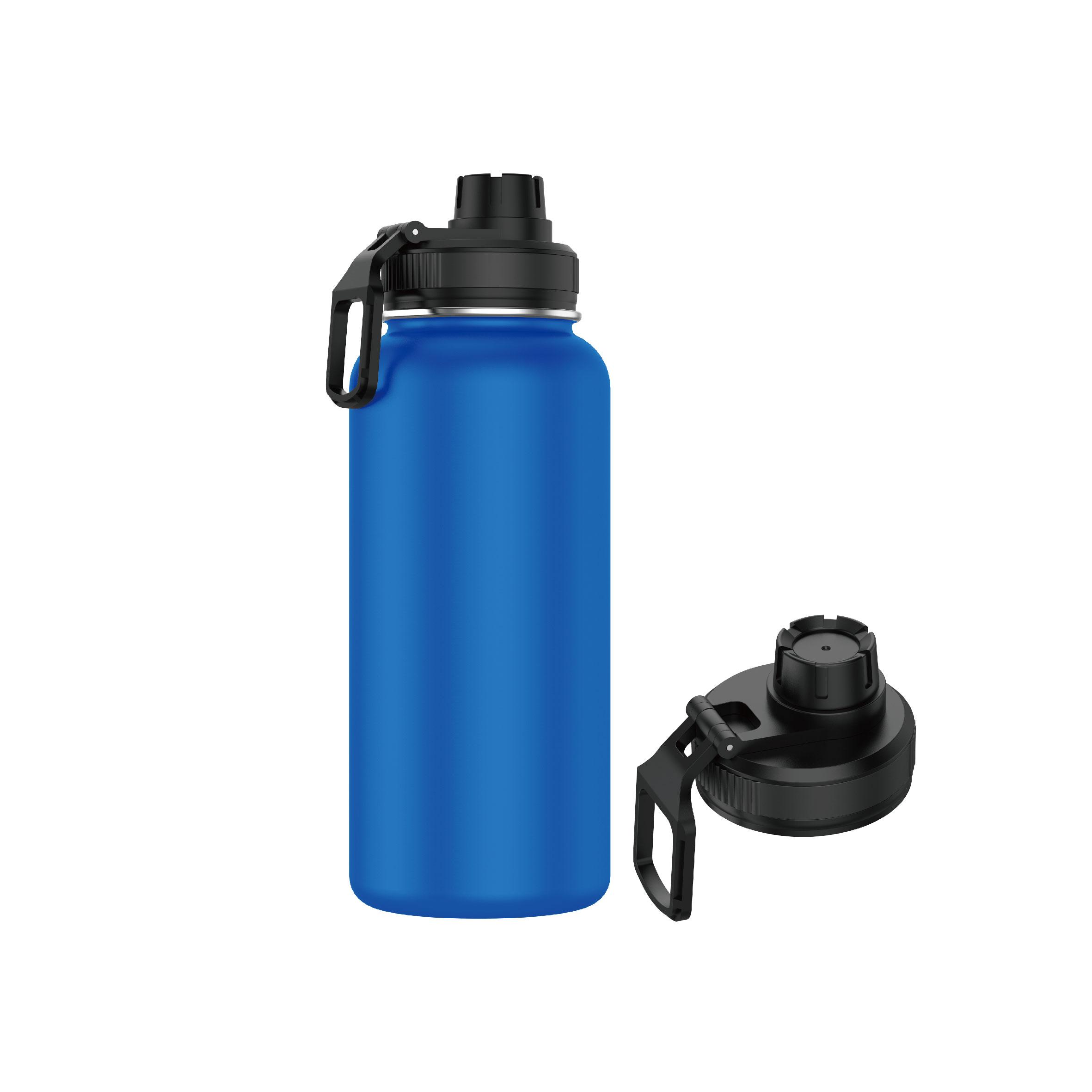 Botella de Acero Inoxidable 1 Litro Deportiva (10 Colores) - Botella de Agua Térmica Reutilizable Sin BPA Mantiene 24H Frio / 12H Calor Termo y Hermética - Doble Pared a Prueba de Fugas.Botellas. (YD550 YD1000 999 1199)