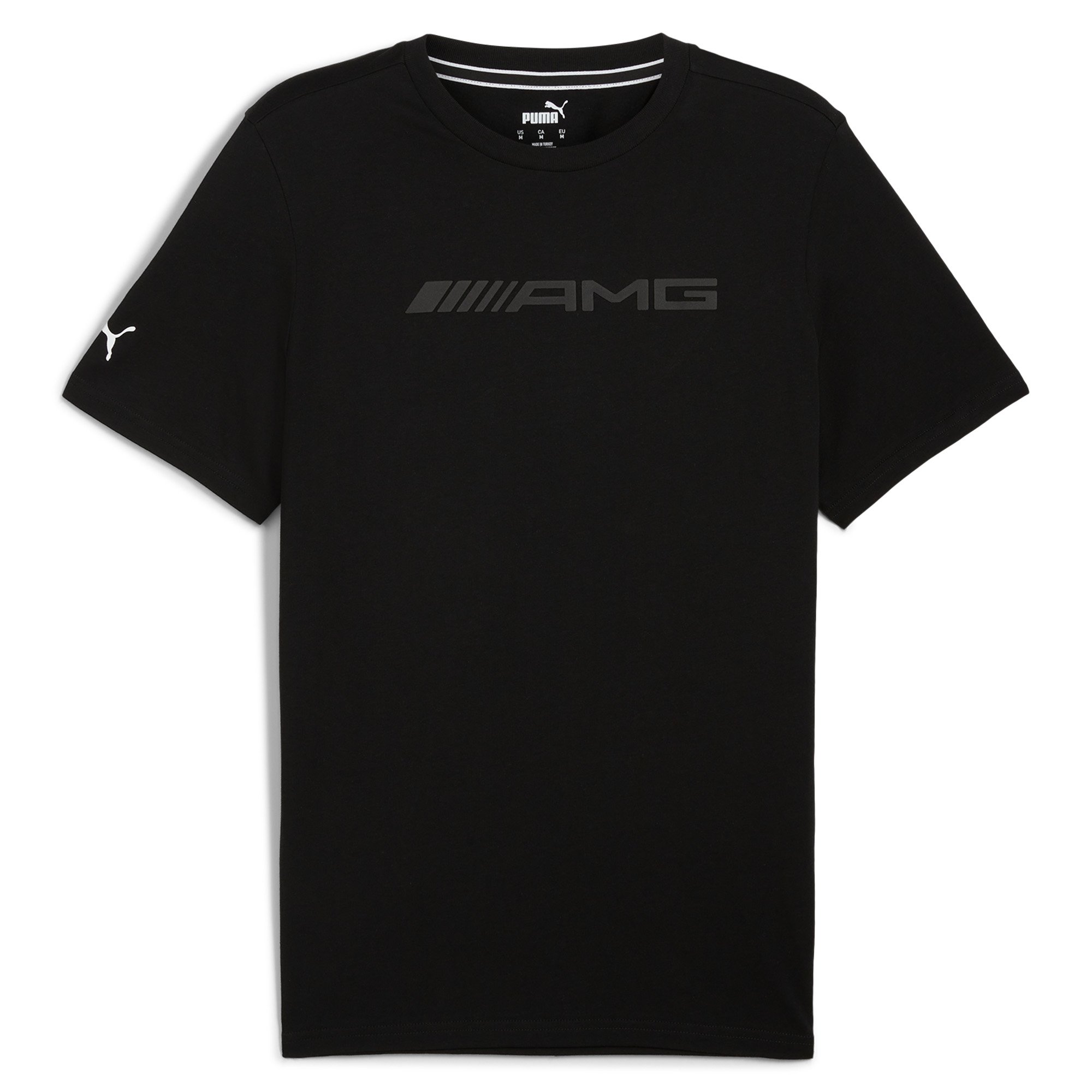 PUMA Camiseta Hombre - AMG Logo Tee, motorsport, manga corta, logo estampado, algodón AMG Logo Tee