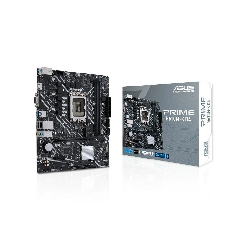 ASUS Placa Base PRIME H610M-K D4  mATX LGA1700