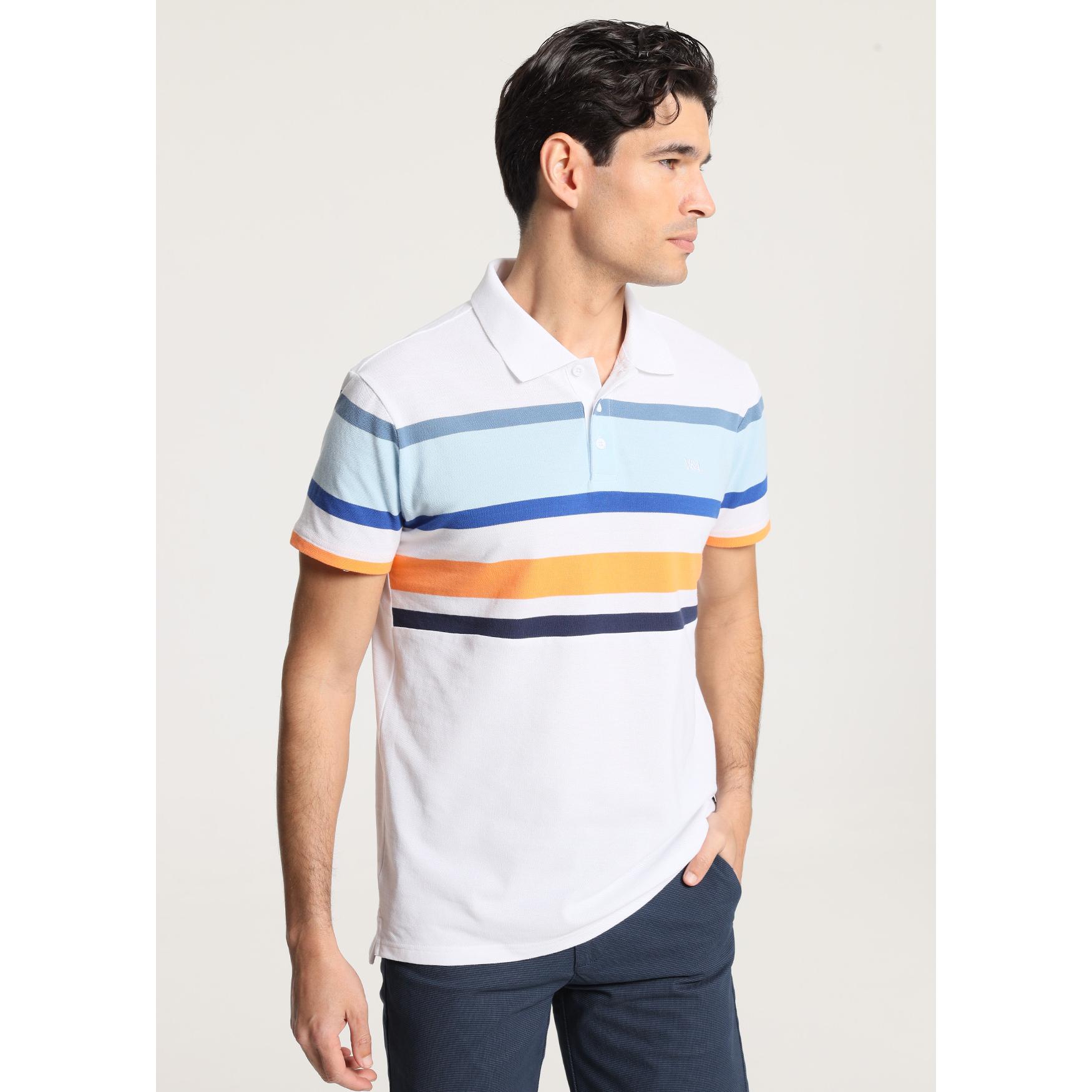 Victorio & Lucchino - Polo Franjas Pecho White