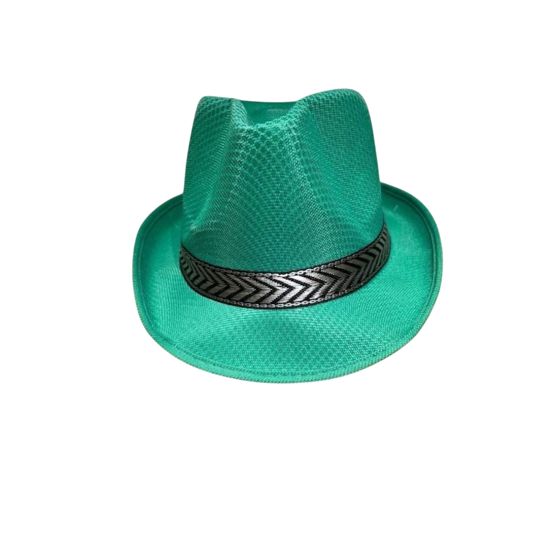 Sombrero Fedora de Fiesta Adulto Pack Ahorro, Gorros Multicolor Transpirable Carnaval y Eventos - Talla Única Hombre, Mujer - Kebedo Moda