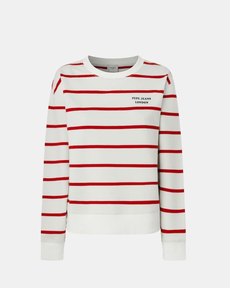 PEPE JEANS PL5800020 BIENNA Jersey Manga larga Mujer Rojo