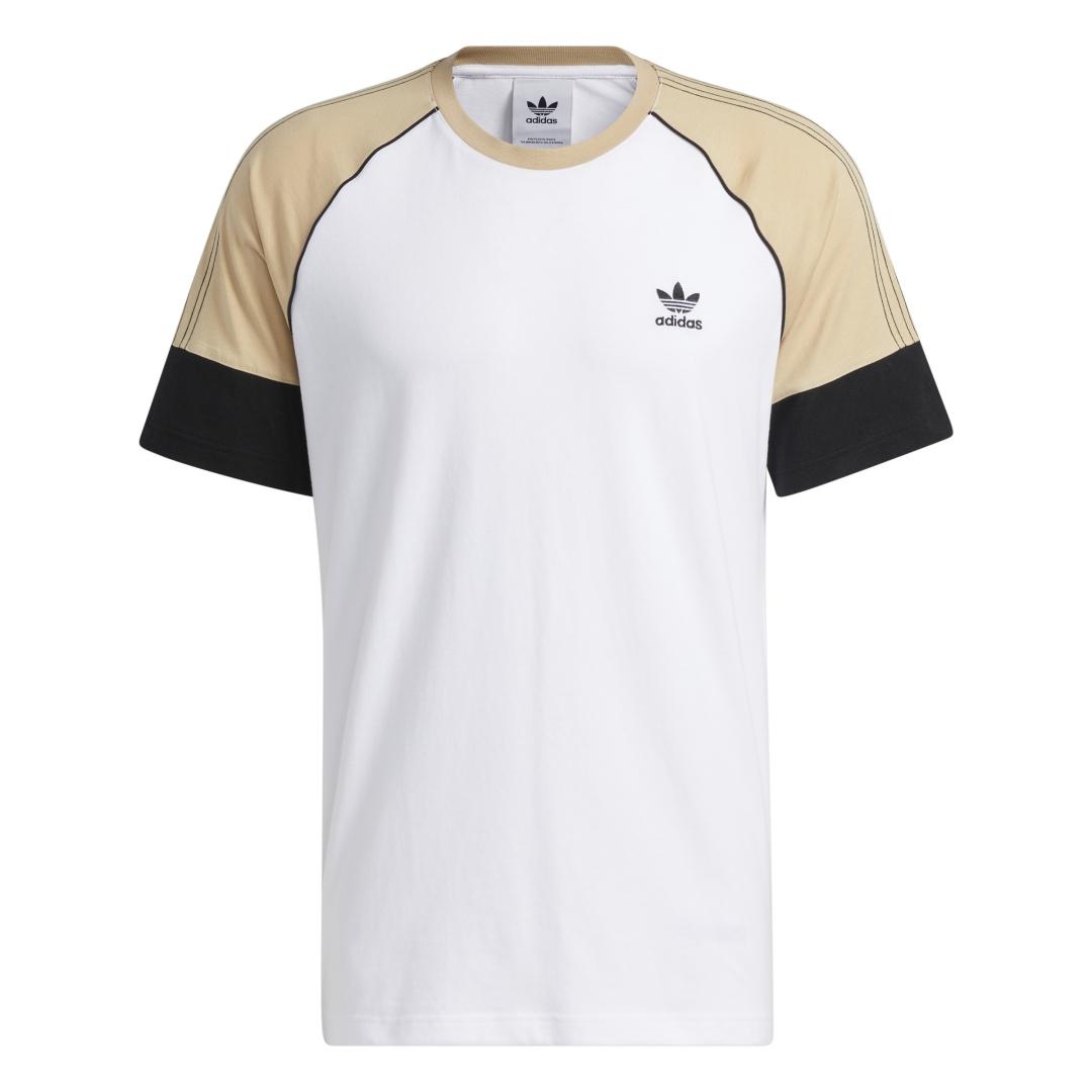 Adidas Camiseta Hombre Adidas SS Blanco/marrón - Cómoda y Estilo Moderno