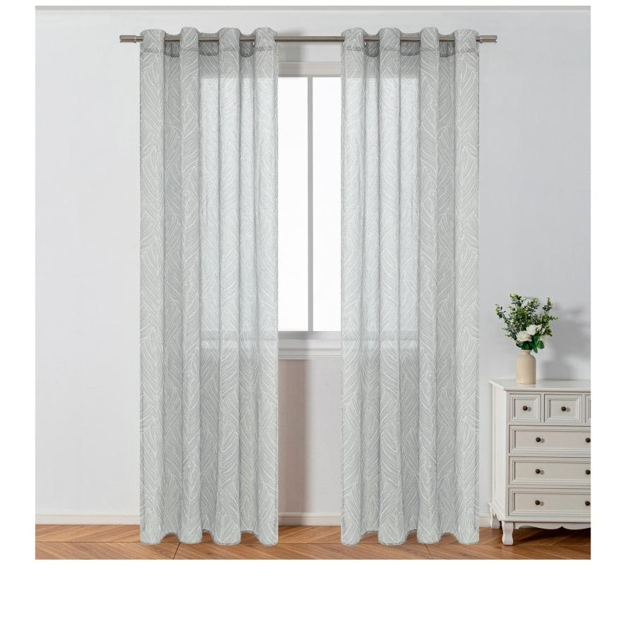 PLUSHOME Cortina Visollo Cocina Salon Dormitorio para Ventana con medidad 140 * 260  para hogar Cocina Decoracion.