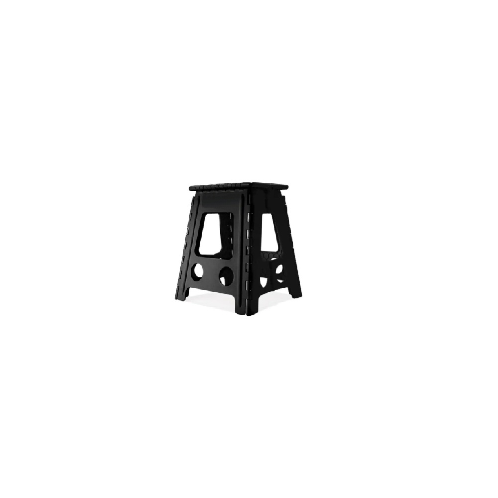 Taburete de Plástico Plegable con Asa. Ligero y Antideslizante. Multiusos. Resistente. Duradero.