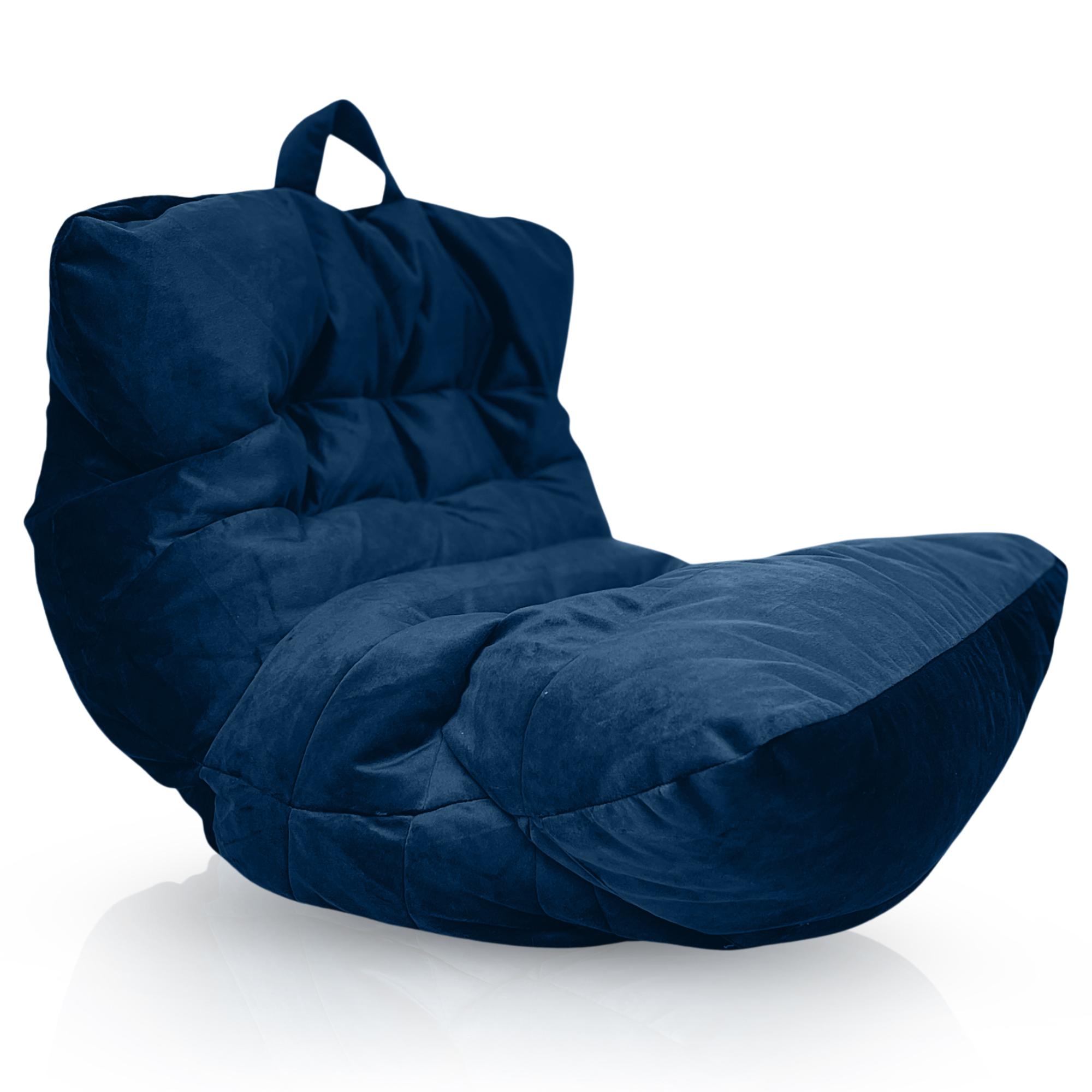 Puff Salon de Lujo en Terciopelo Extra Suave - Ideal para Relax Gaming o Lectura