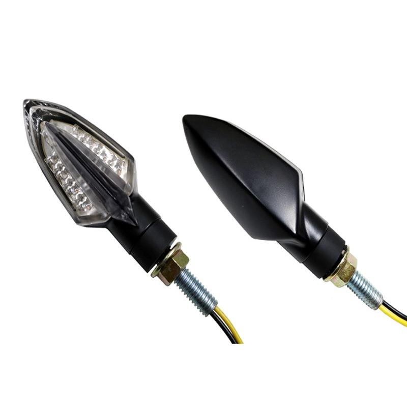 Set De Intermitentes Led Transparentes Universales Homologados 89751