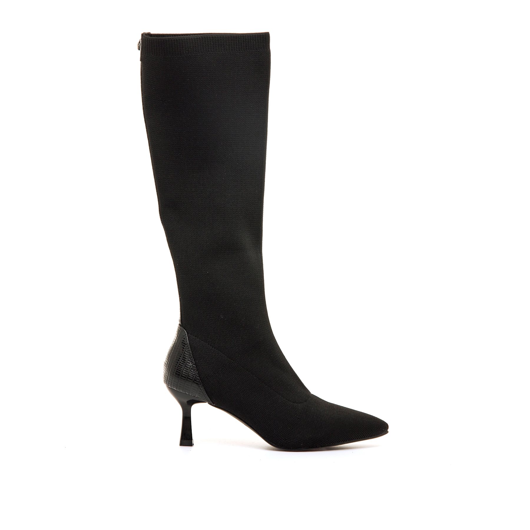MARIAMARE botas de tacón mujer noli negro con cierre cremallera y tipo de puntera afilada