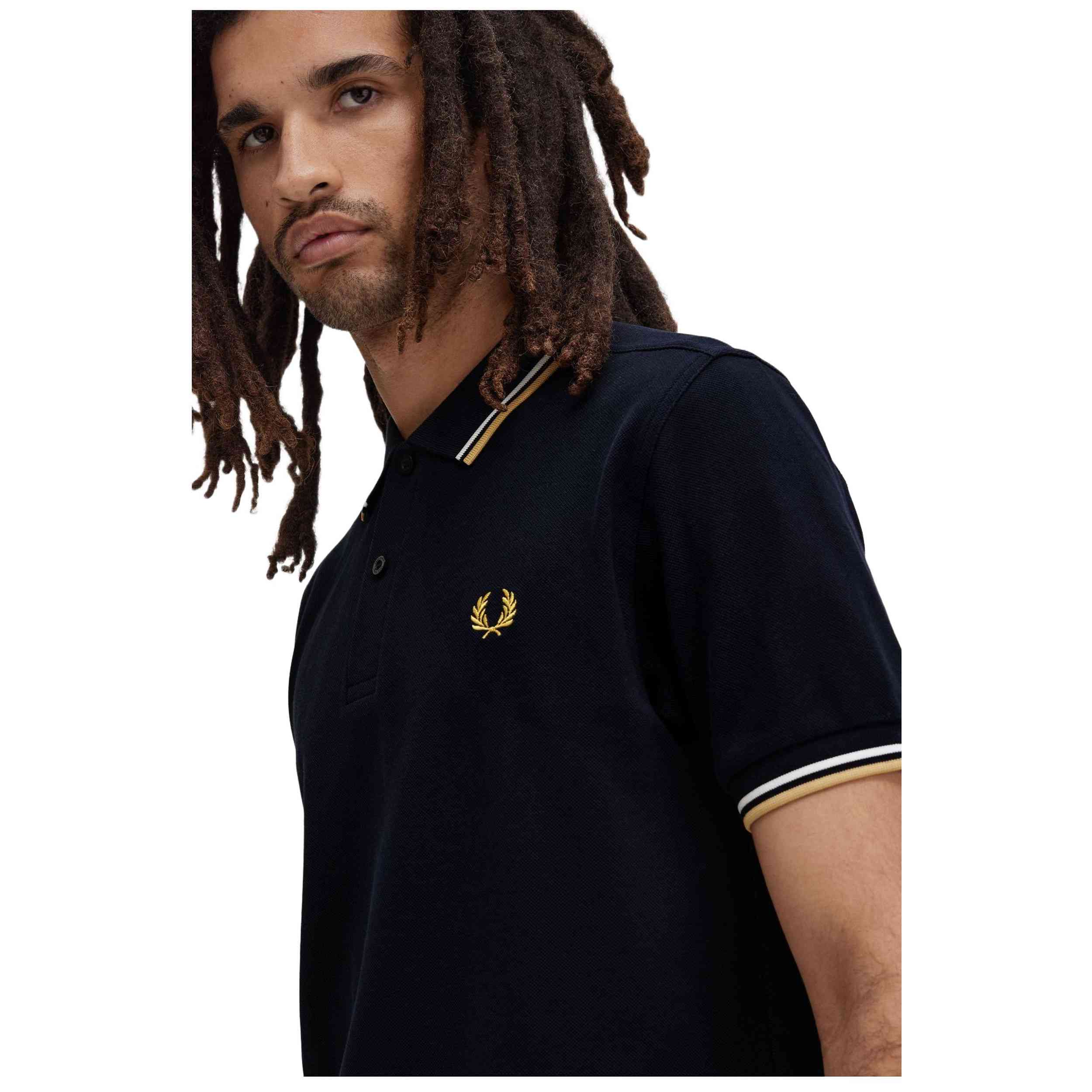 Polos De Manga Corta Fred Perry modelo M3600-W53 para Hombre en color Rojo