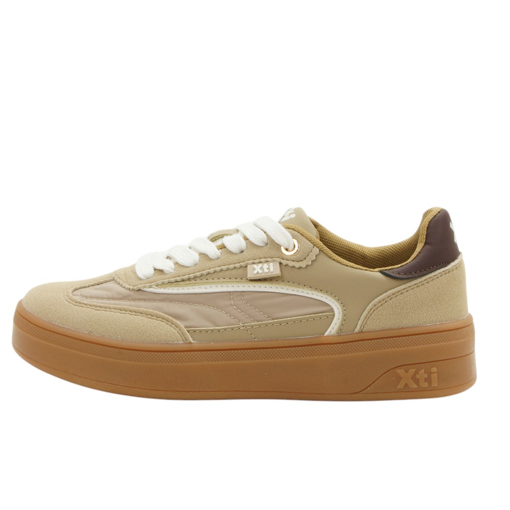 Xti mod. 146278 zapato casual para mujer en sintetico, cordones