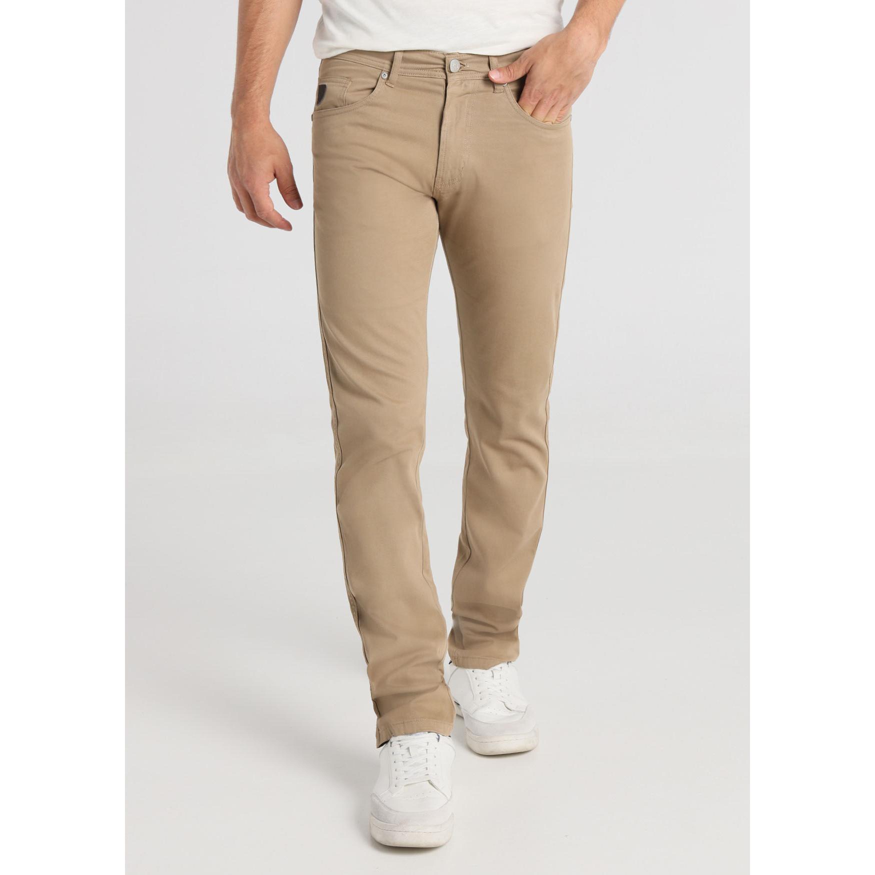LOIS JEANS - Pantalon color con cinco bolsillos - Regular fit - Tiro medio - Tallaje en Pulgadas- Tallaje en Pulgadas