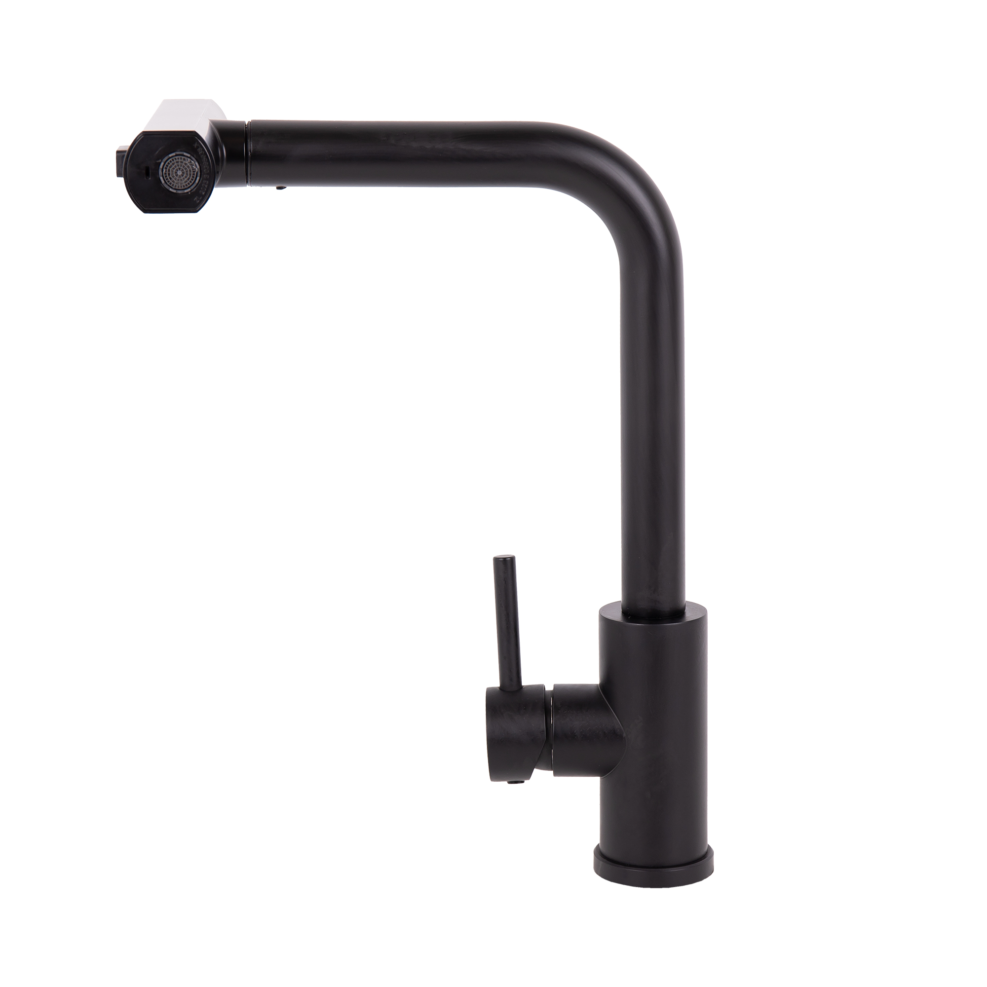 Cofan Grifo de cocina extensible negro con 3 funciones y giro 360° | Material: acero inoxidable 304 | Cartucho cerámico Ø35 mm | Grifo monomando negro