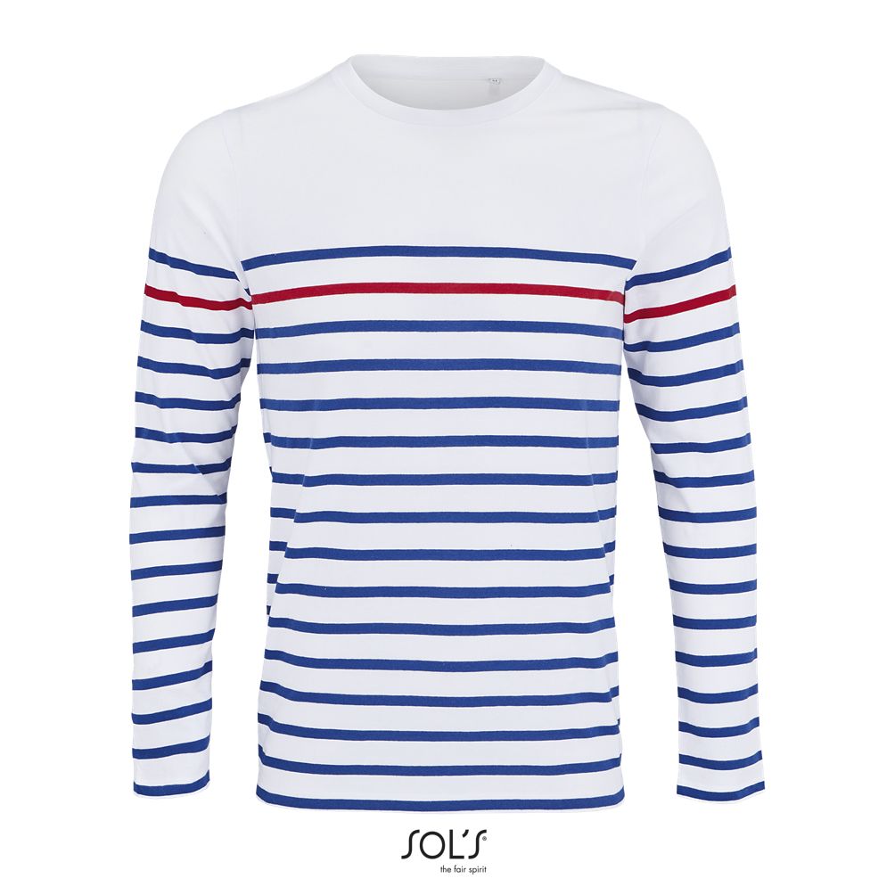 SOL'S MATELOT LSL MEN – Camiseta Marinera de Manga Larga para Hombre