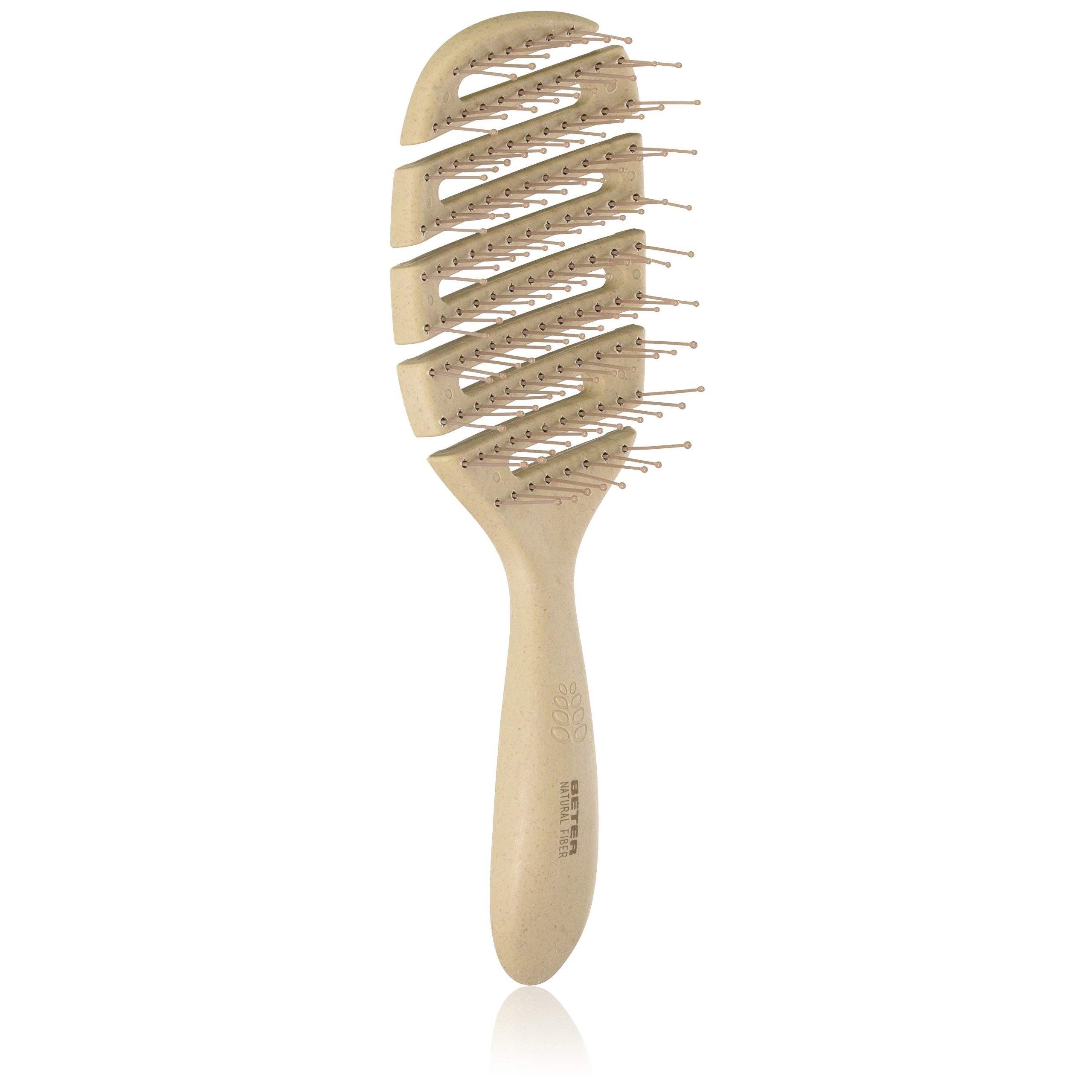 CEPILLO esqueleto natural fiber puas nylon bolita #beige 1 u