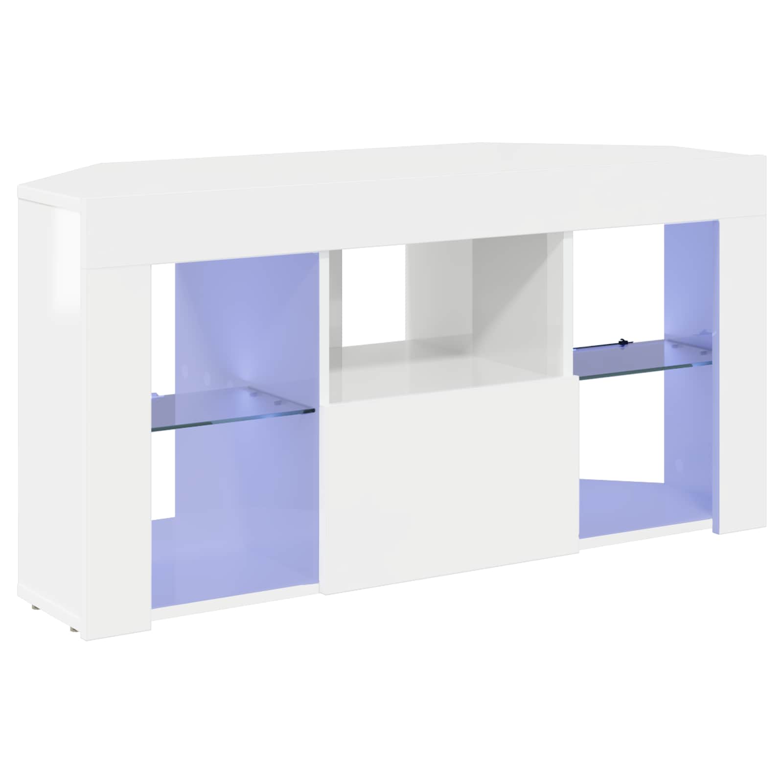 vidaXL Armario LED para TV de Esquina 100 x 40 x 50 cm Multicolor