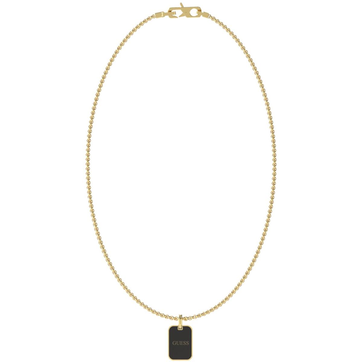 Guess Collar Hombre Legacy De Acero Dorado Jumn03212jwygbkt-u