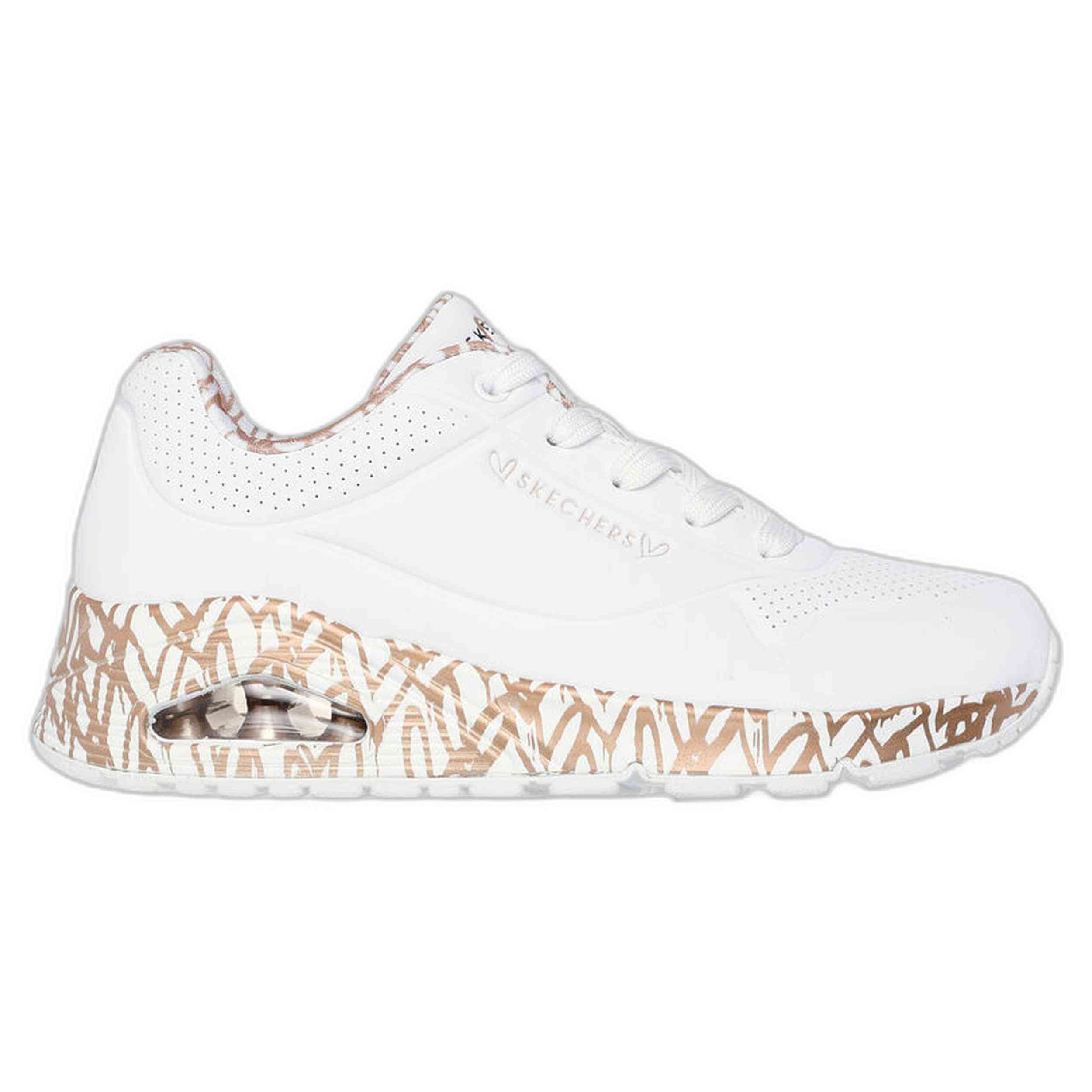 Zapatillas Skechers Uno - Loving Love Mujer Blanco
