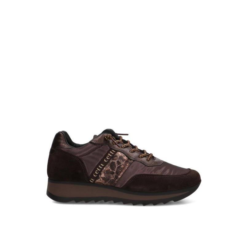 Zapatillas Casual Cetti - Mujer - Suela Doble - Modelo C-849 - Color Café