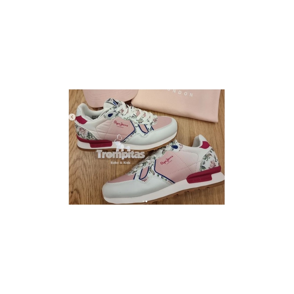 Pepe Jeans Zapatillas Pepe Jeans Flores Rosa