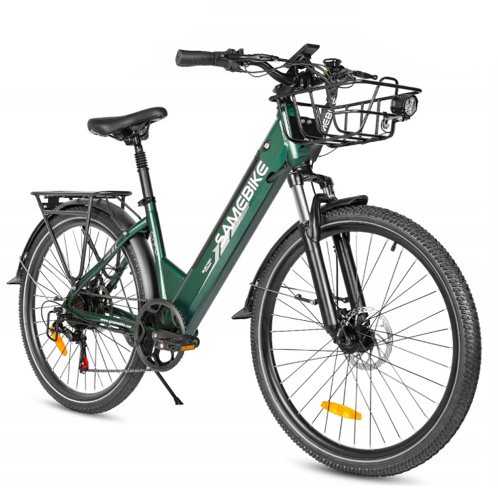 SAMEBIKE RS-A01Pro-T,Electric Bicycle,250W motor,36V15Ah battery,Max speed 25km/h, Assisted Mode max range 90km,26*2.1 inch Fat Tires,Mechanical Disc Brakes,Double Suspension Systems,Intelligent Colorful Display