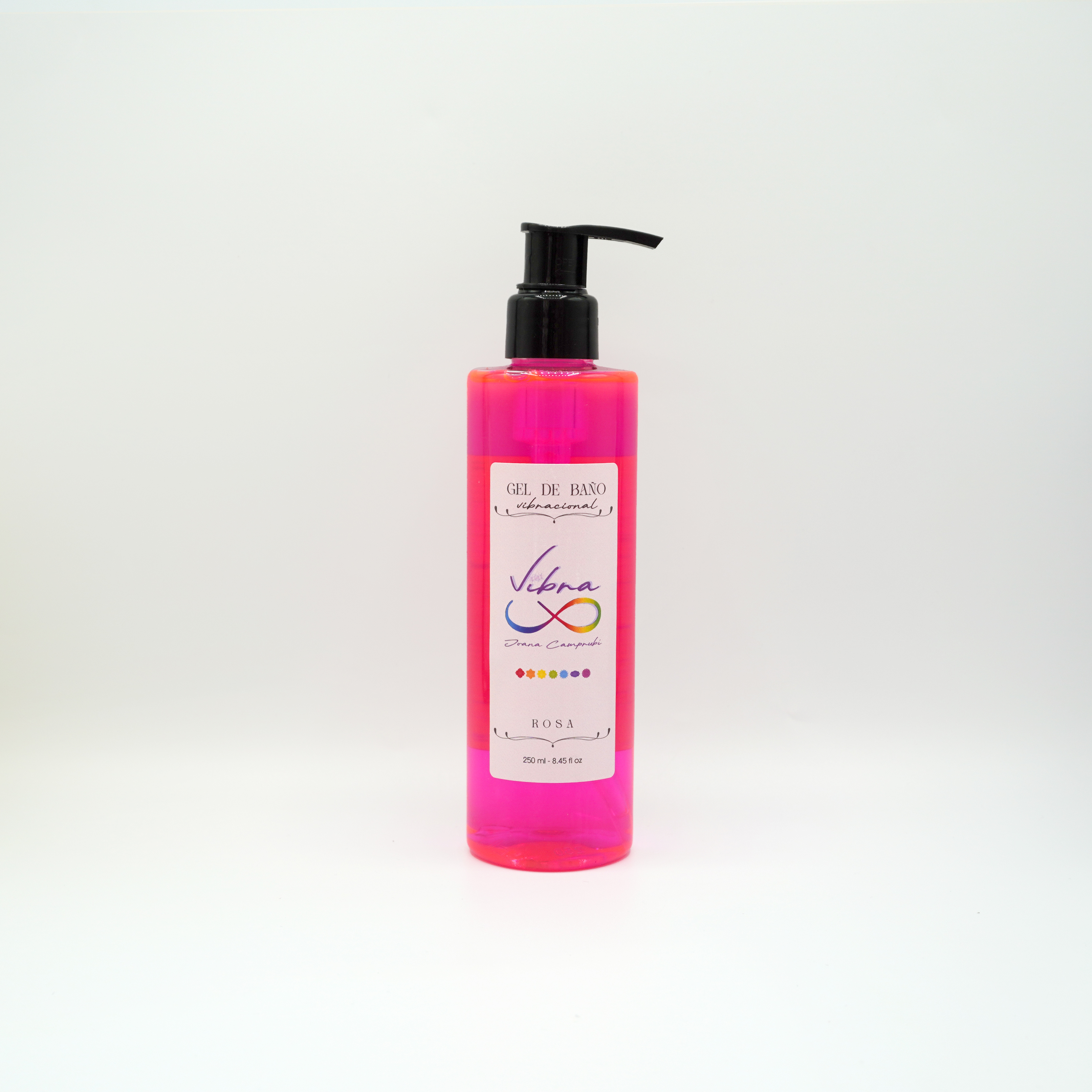 Vibra Joana Camprubí - Gel de ducha vibracional en distintos colores y aromas relajantes, tratamiento energético y emocional diario, hidratante y equilibrante, con certificado CE para bienestar integral