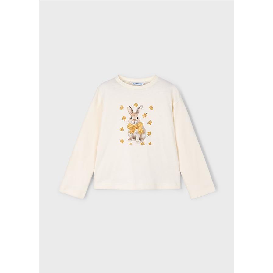 Mayoral - Camiseta para niña de talla M/L, diseño versátil y cómodo para uso diario en ropa infantil femenina