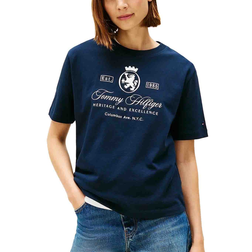 Camisetas Mujer Marca Tommy Hilfiger Modelo Ww0ww46118