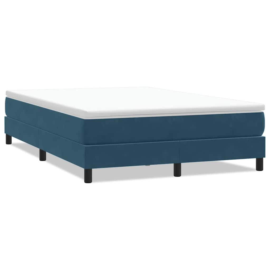 vidaXL Cama box spring sin colchón terciopelo  160x210 cm Multicolor