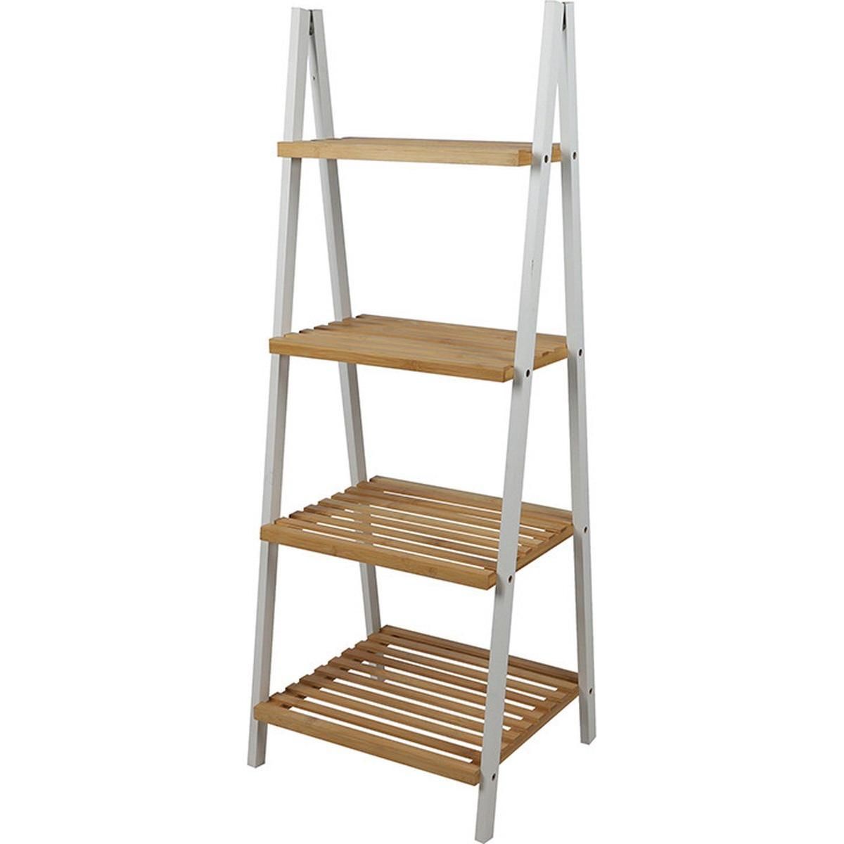 Maxia Market - Estanteria de Baño de 3 o 4 Estantes Bambú, Estantes de baño, Mueble de Baño