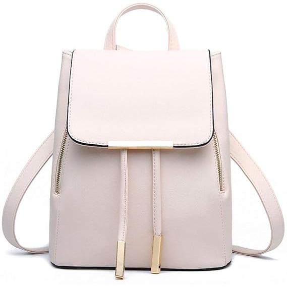 Esta elegante mochila para mujer está hecha de cuero sintético, adecuada para viajes y uso diario, y está hecha de material PU