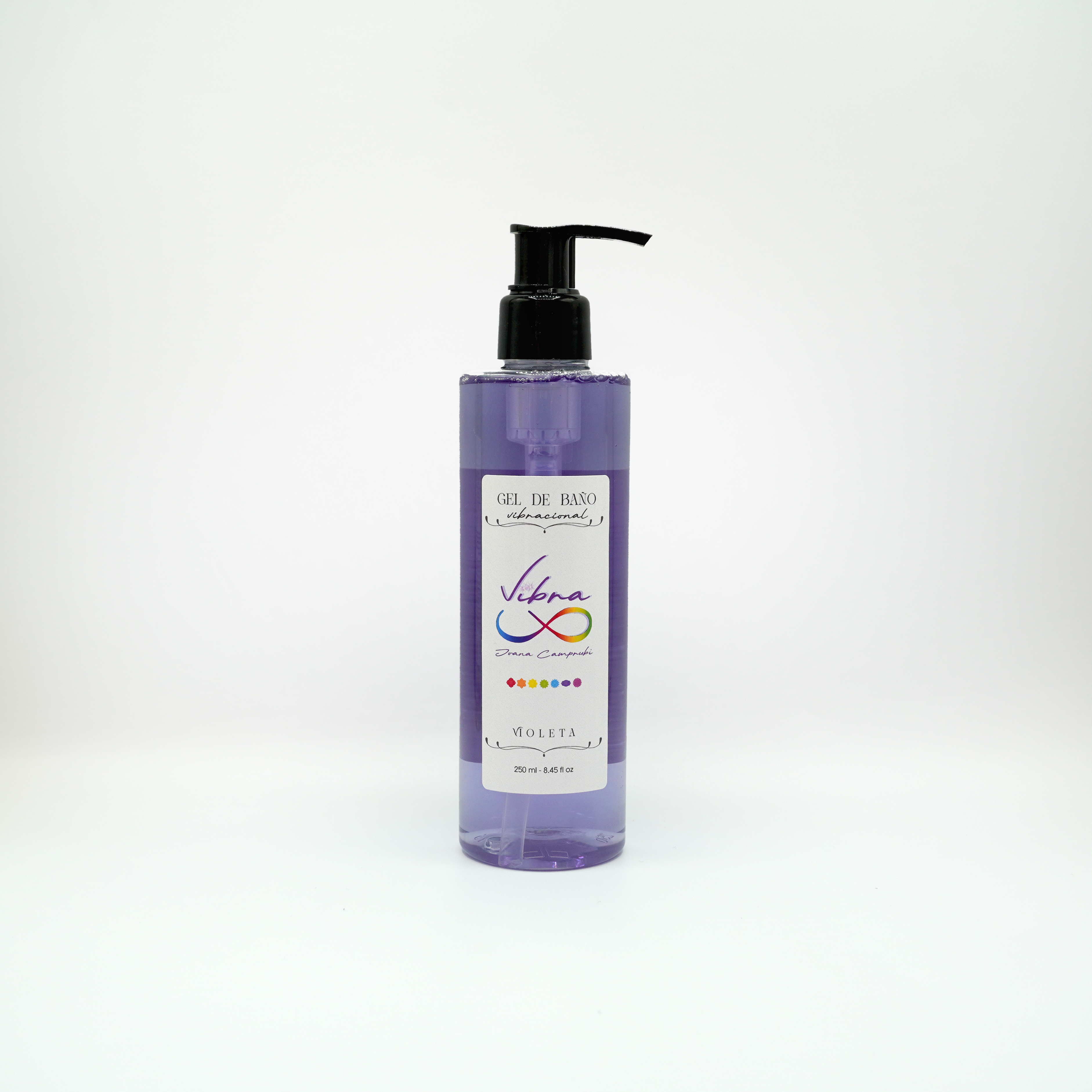 Vibra Joana Camprubí - Gel de ducha vibracional en distintos colores y aromas relajantes, tratamiento energético y emocional diario, hidratante y equilibrante, con certificado CE para bienestar integral