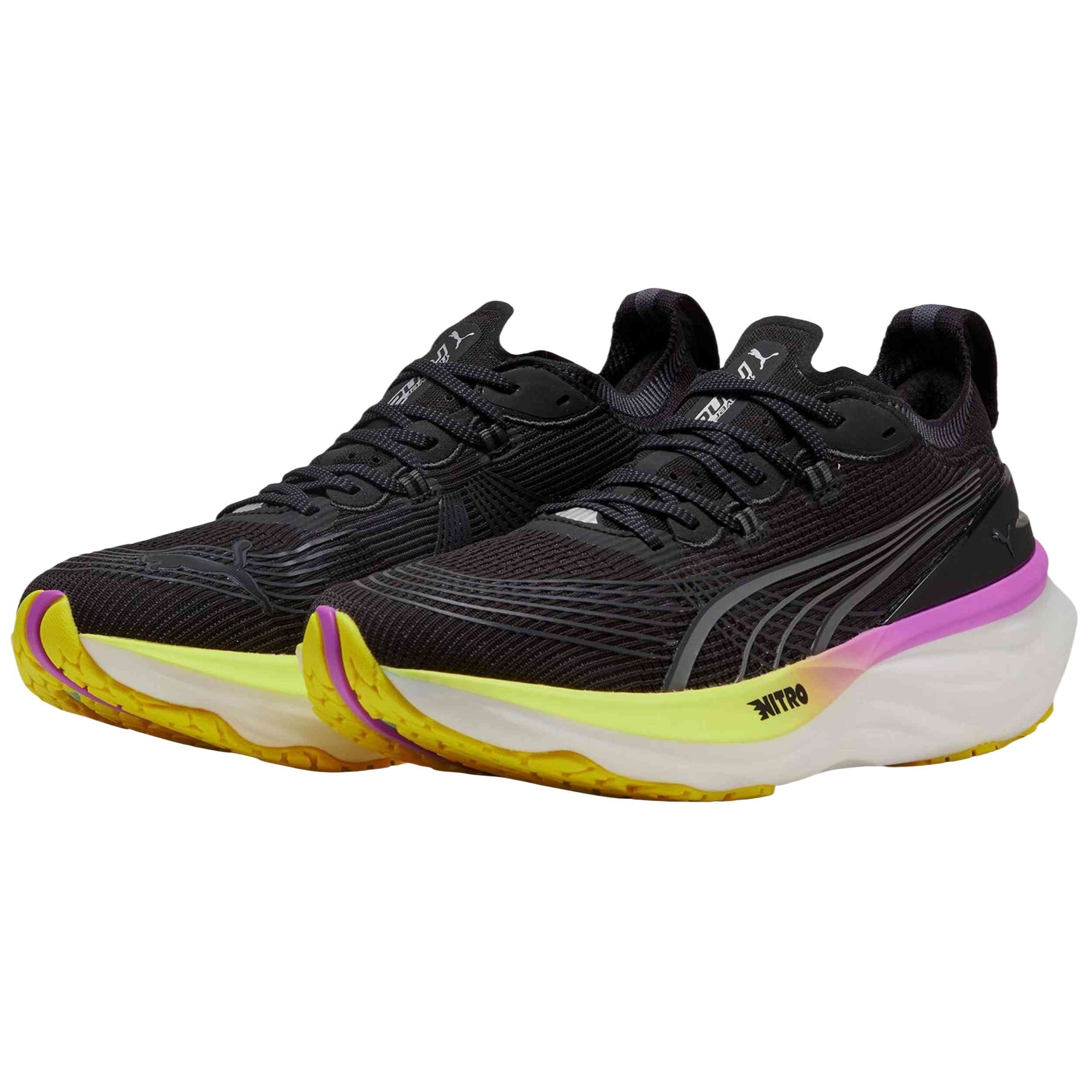 Zapatillas De Running Puma modelo ForeverRun Nitro 2 "Black Pure Magenta" para hombre y mujer en color Negro