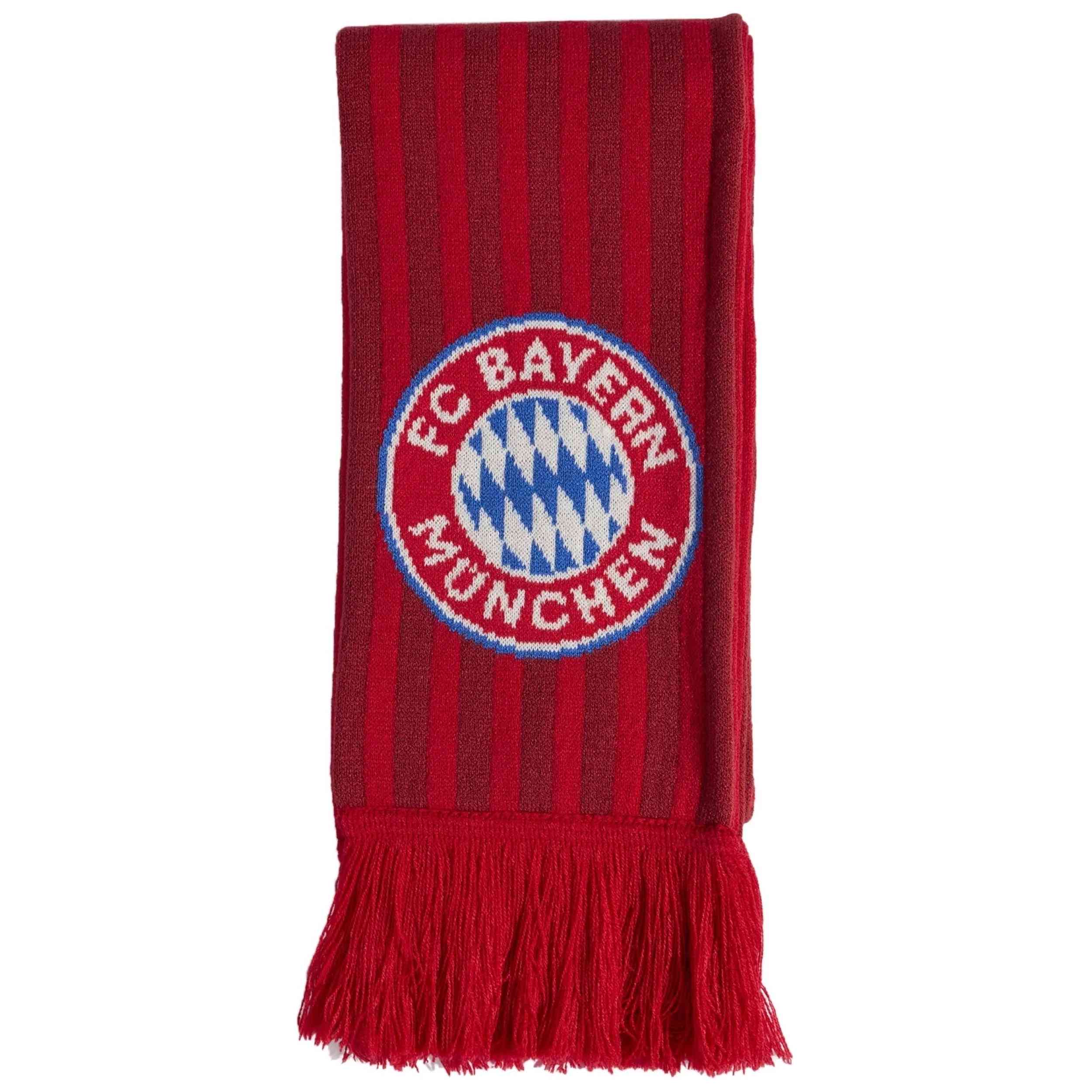 Bufanda Adidas modelo FC Bayern Munich Home "Better Scarlet / White" para hombre y mujer en color Rojo