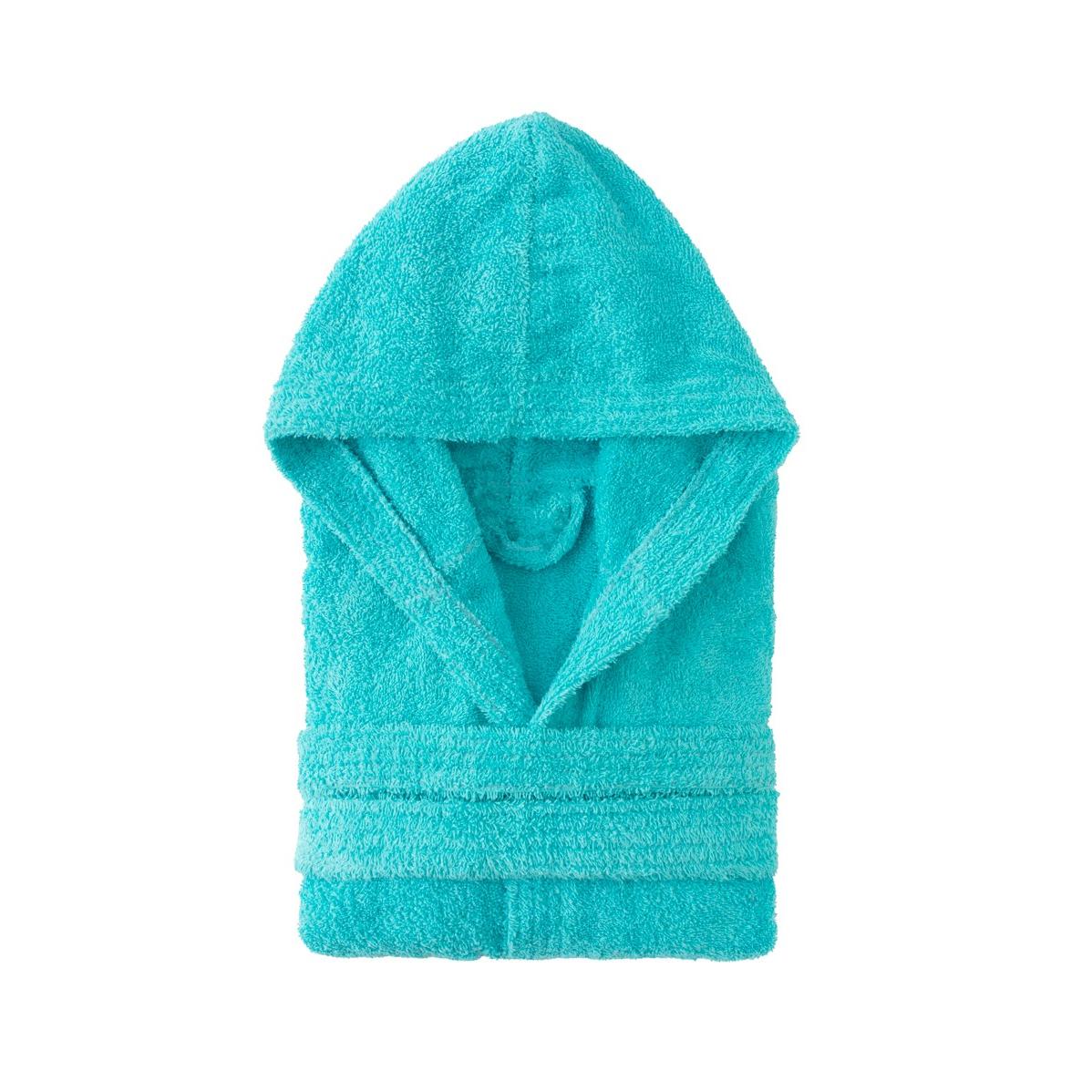 Albornoz Infantil con Capucha 100% Algodón – Suave, Absorbente y Transpirable para Piel Sensible (420 g/m²). Marca Rizo Basic
