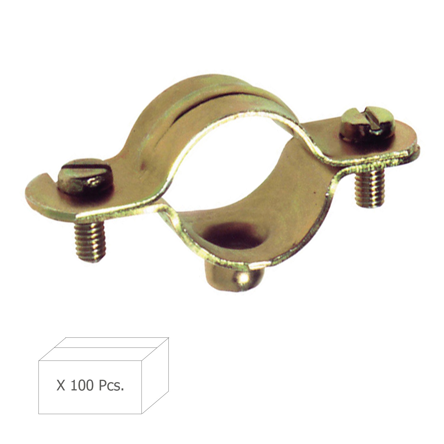 SANCO STORE - WOLFPACK LINEA PROFESIONAL Abrazadera Metalica M-6     8 mm. (Caja 100 piezas)