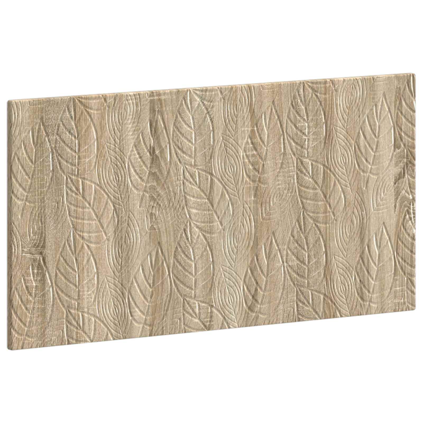vidaXL Cabecero montada en la pared DELFT Madera de ingeniería 100 x 3 x 50 cm Multicolor