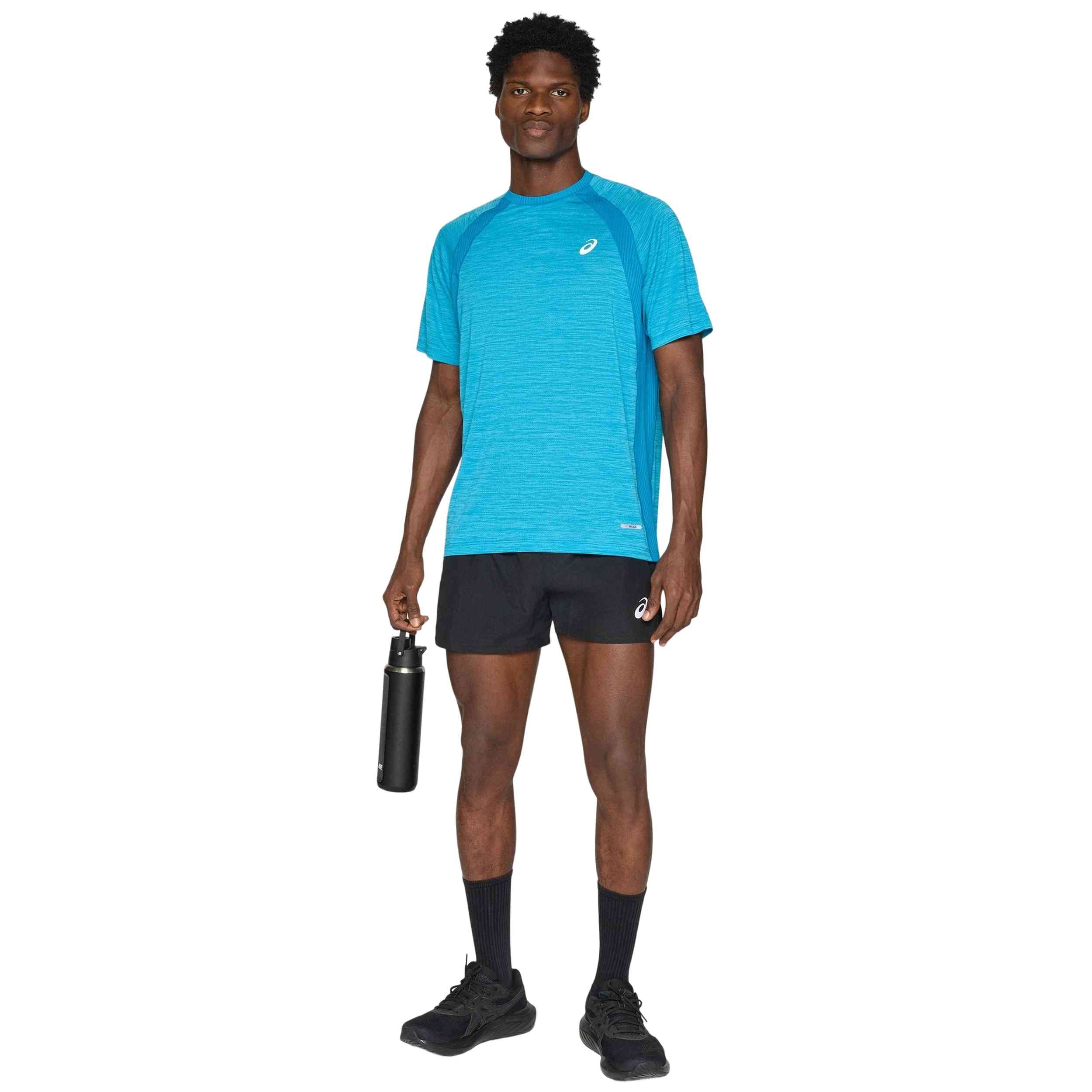 Camiseta De Manga Corta Asics modelo 2011D453-400 para Hombre en color Azul